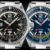 Automatic Watch - Ball Engineer Master II Diver Worldtime Men's Black Watch DG2232A-SC-BK