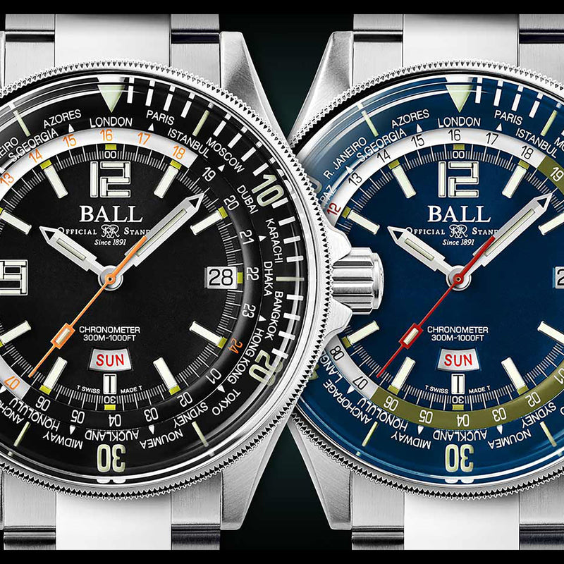Ball Engineer Worldtime Black Men s Watch