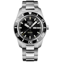 Automatic Watch - Ball Engineer Master II Skindiver Heritage Men's Black Watch DM3308A-SC-BK