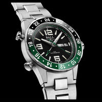 Automatic Watch - Ball Roadmaster Marine GMT Men's Black Watch DG3030B-S2C-BK