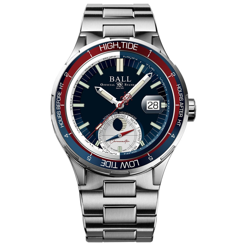 Automatic Watch - Ball Roadmaster Ocean Explorer Men's Blue Watch DM3120C-SCJ-BE