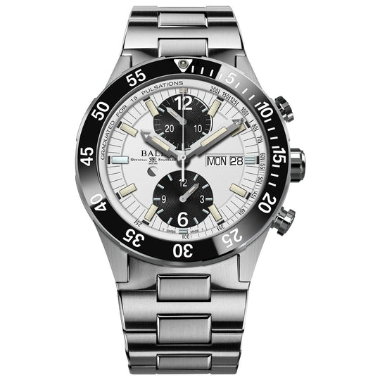 Ball Roadmaster Rescue Chronograph Men's White Watch DC3030C-S-WHBK