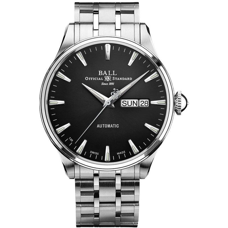Automatic Watch - Ball Trainmaster Eternity Men's Black Watch NM2080D-S1J-BK