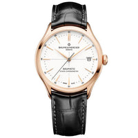 Automatic Watch - Baume Mercier Men's Black Clifton Watch BM0A10469