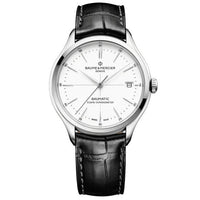 Automatic Watch - Baume Mercier Men's Black Clifton Watch BM0A10518