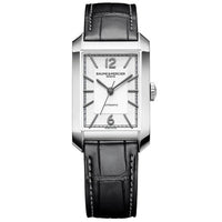 Automatic Watch - Baume Mercier Men's Black Hampton Watch BM0A10522