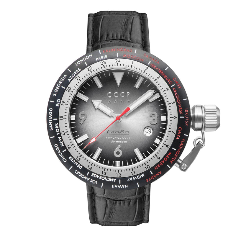 Automatic Watch - CCCP Black Russia Timezone Automatic CCCP Watch CP-7053-01