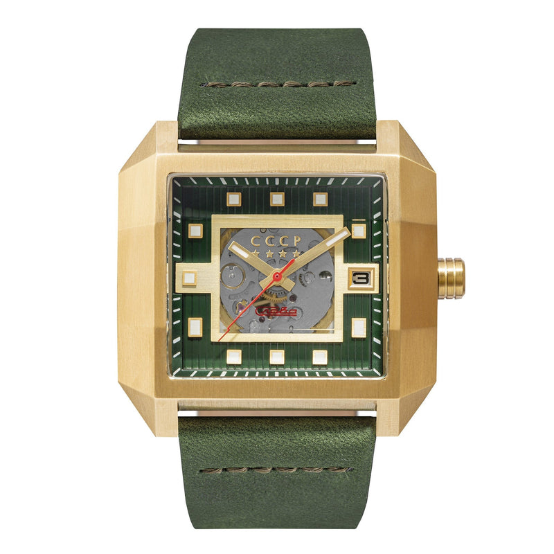 Automatic Watch - CCCP Green Chakhava Automatic CCCP Watch CP-7058-03