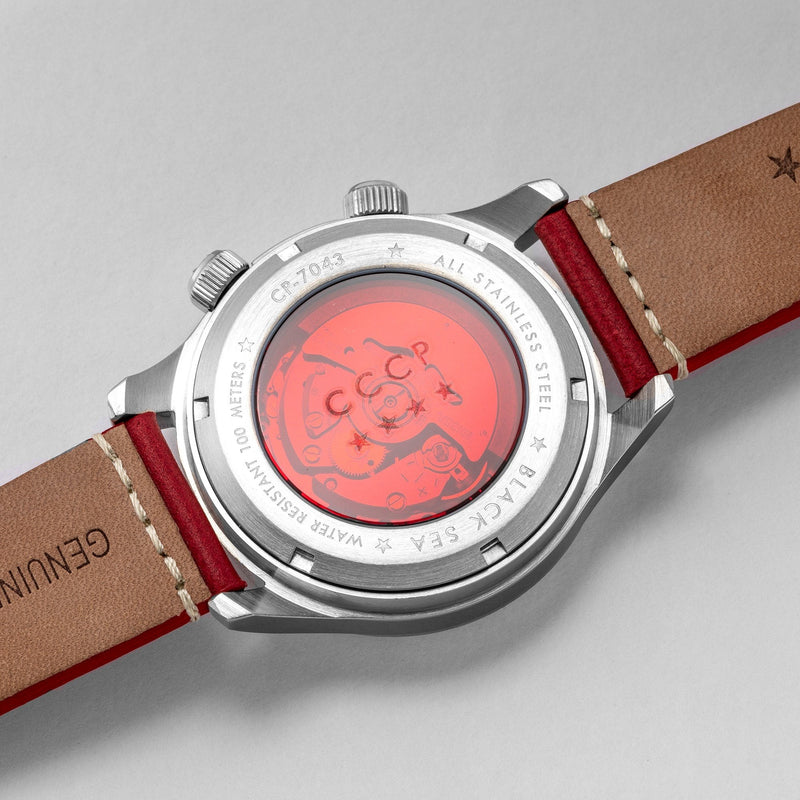 Automatic Watch - CCCP Red Black Sea Automatic CCCP Watch CP-7043-03