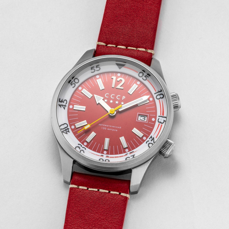Automatic Watch - CCCP Red Black Sea Automatic CCCP Watch CP-7043-03