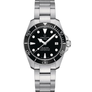 Automatic Watch - Certina DS Action Diver Automatic Men's Black Watch C0328071105100