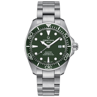 Automatic Watch - Certina DS Action Diver Automatic Men's Green Watch C0326071109100