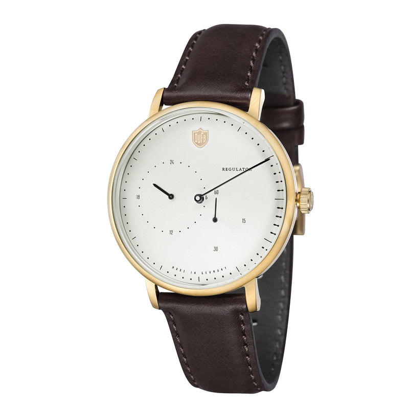 Automatic Watch - Dufa Black Aalto Automatic Regulator Watch DF-9017-02