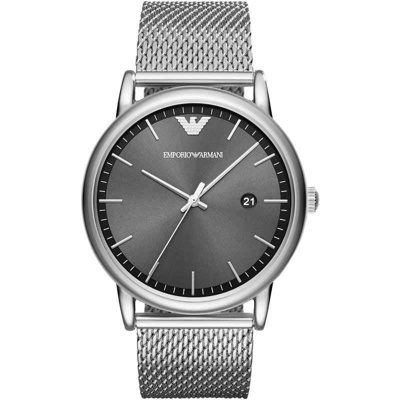 Automatic Watch - Emporio Armani AR11069 Men's Automatic Luigi Silver Watch