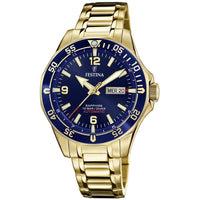 Automatic Watch - Festina F20479/2 Men's Gold Automatic Watch