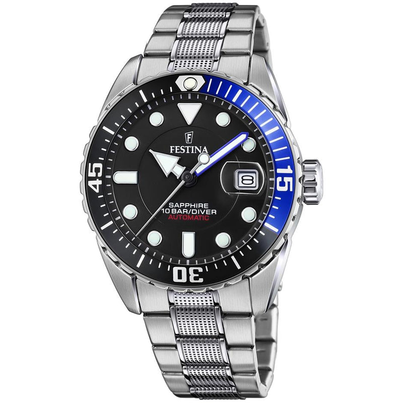 Automatic Watch - Festina F20480/3 Men's Black Automatic Watch