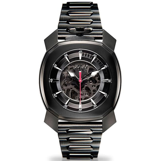 Gaga Milano Men's Black Frame One Automatic Watch 7072ICM01BB