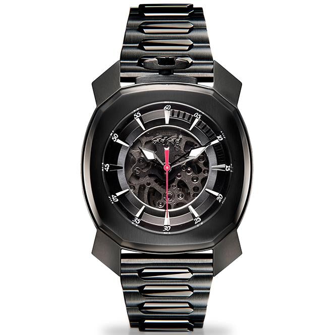 Automatic Watch - Gaga Milano Men's Black Frame One Automatic Watch 7072ICM01BB