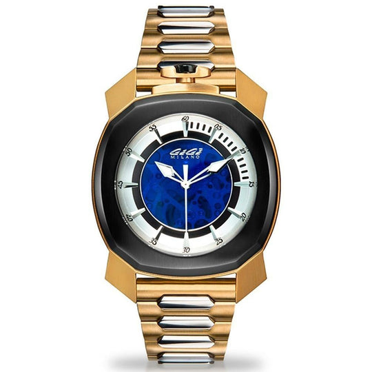 Gaga Milano Men's Gold Frame One Automatic Watch 7078ICM01BX