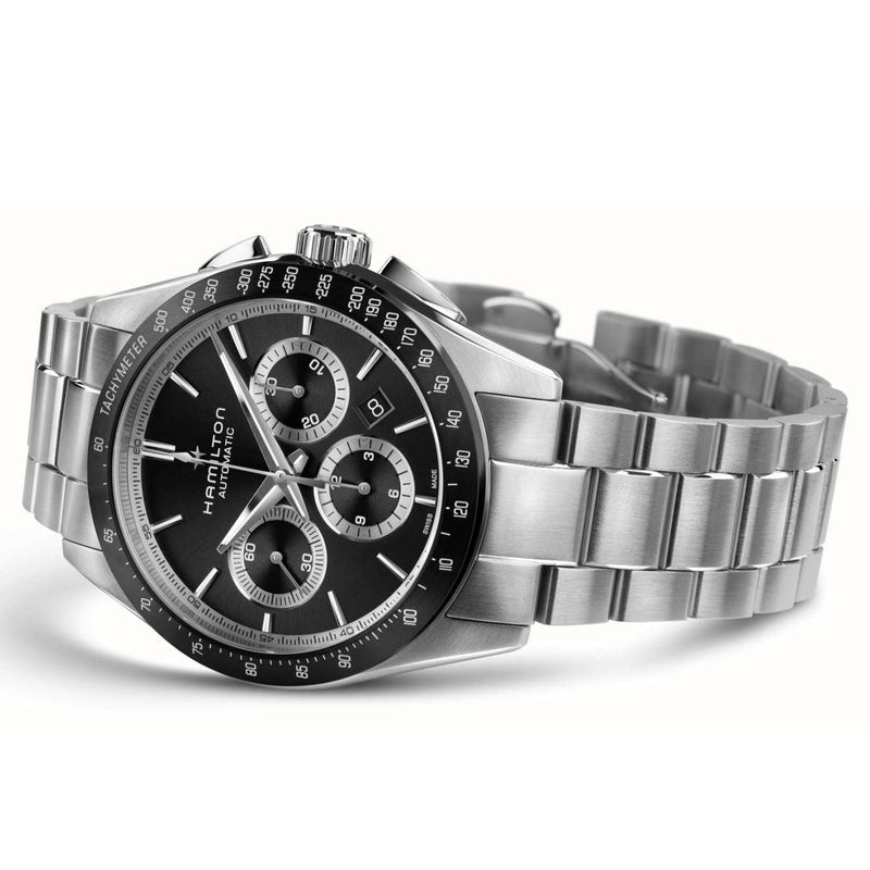 Automatic Watch - Hamilon Jazzmaster Performer Auto-Chrono Men's Silver Watch H36606130