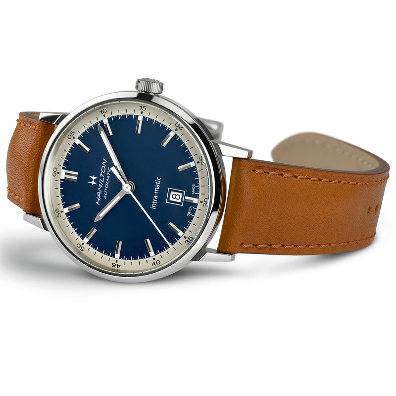 Hamilton American Classic Intramatic Auto Men s Blue Watch