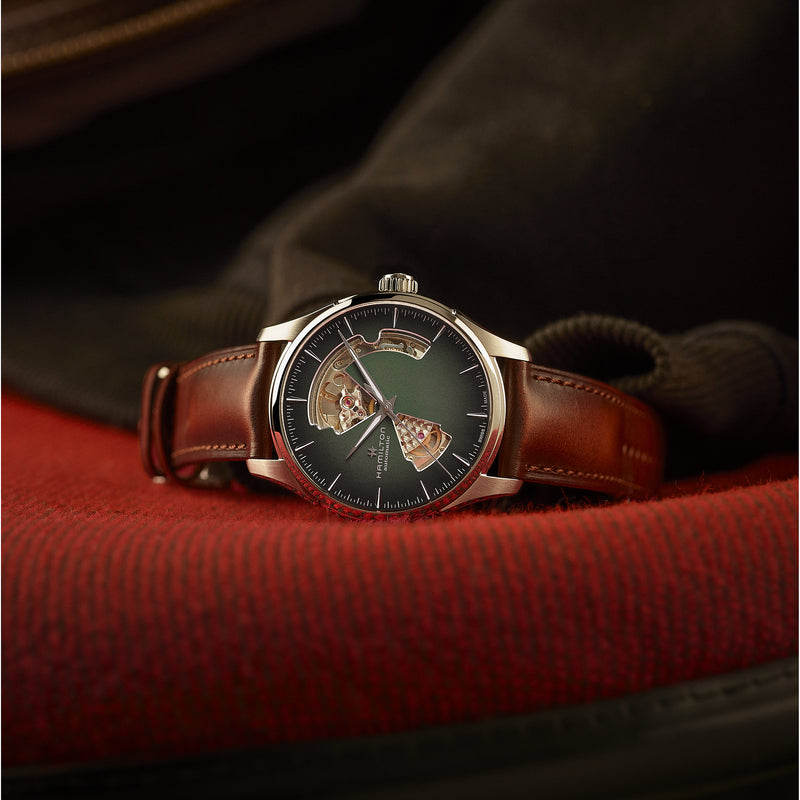 Automatic Watch - Hamilton Jazzmaster Open Heart Auto Men's Brown Watch H32675560