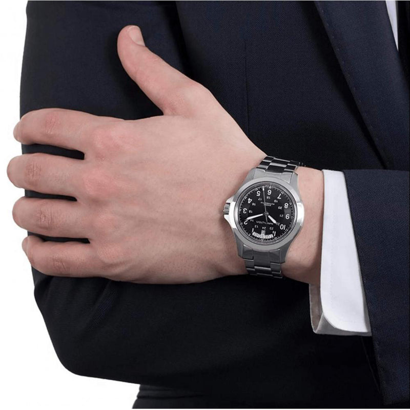 Automatic Watch - Hamilton Khaki Field King Auto Men's Black Watch H64455133