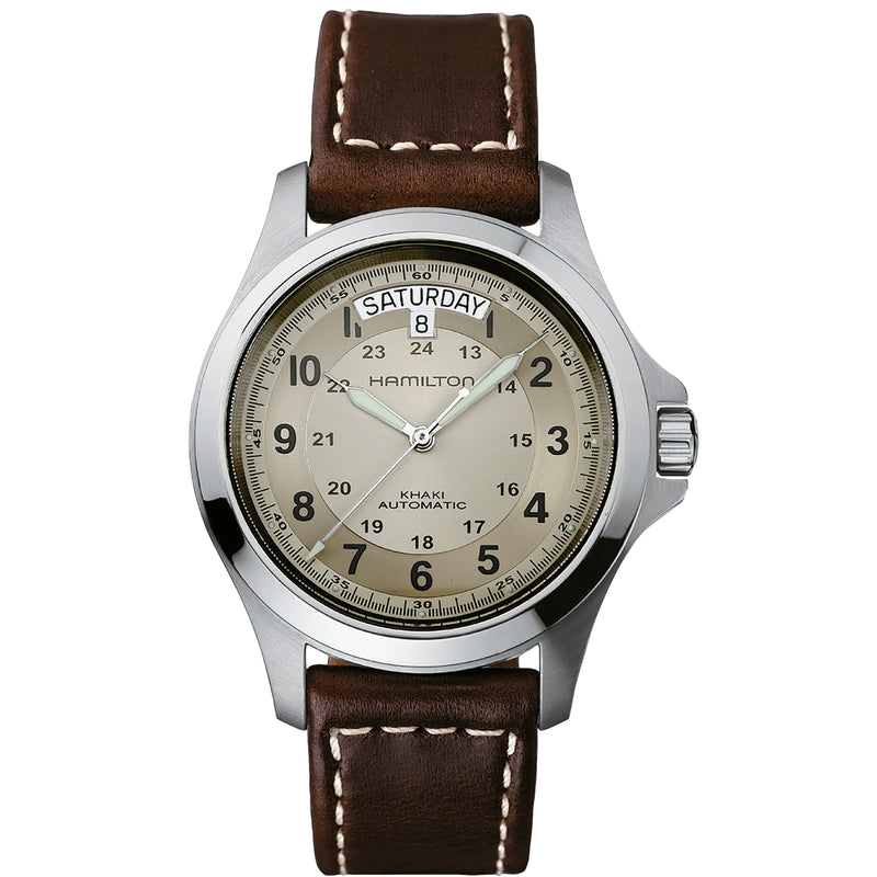 Automatic Watch - Hamilton Khaki Field King Auto Men's Black Watch H64455523