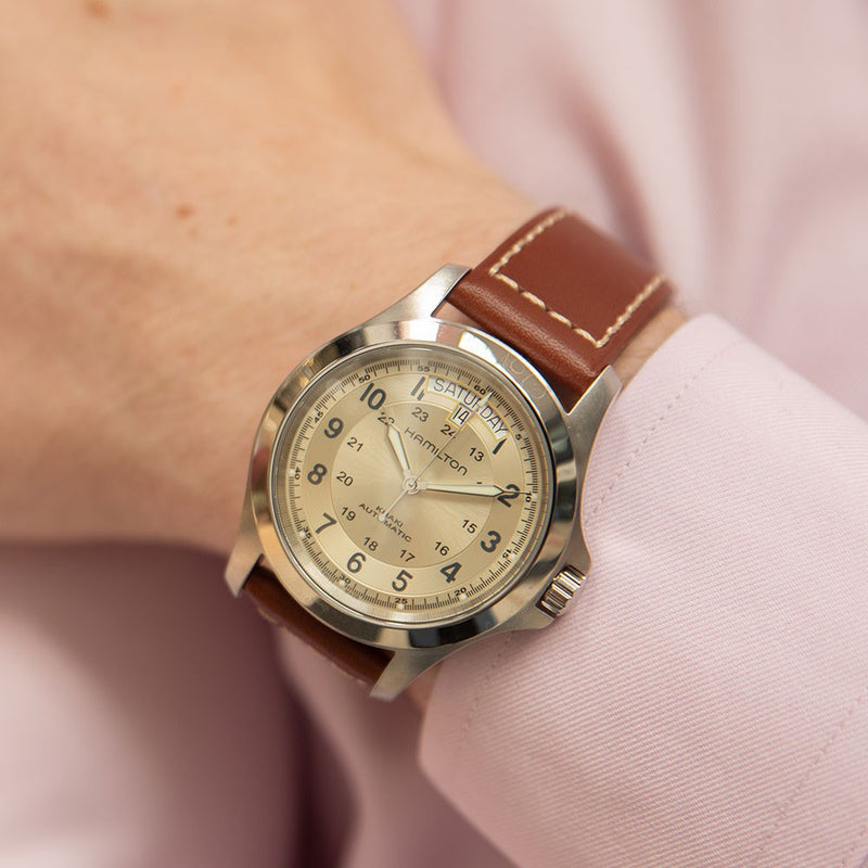 Hamilton khaki 2025 king champagne