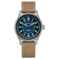 Automatic Watch - Hamilton Khaki Field Titanium Auto Men's Brown Watch H70545540