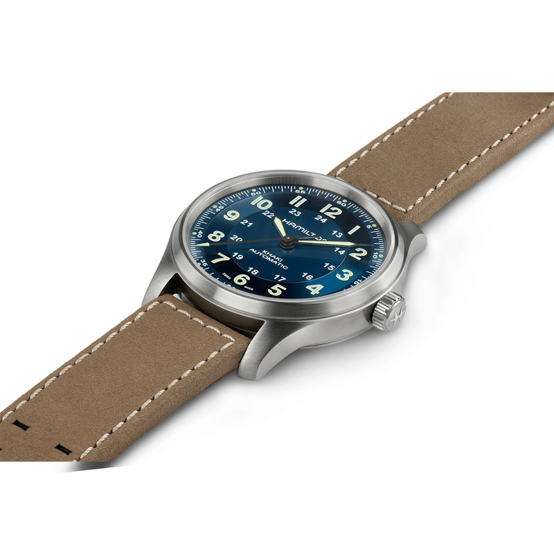 Automatic Watch - Hamilton Khaki Field Titanium Auto Men's Brown Watch H70545540