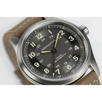 Automatic Watch - Hamilton Khaki Field Titanium Auto Men's Brown Watch H70545550