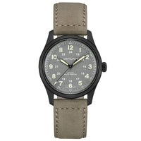 Automatic Watch - Hamilton Khaki Field Titanium Auto Men's Grey Watch H70215880