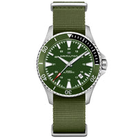 Automatic Watch - Hamilton Khaki Navy Scuba Men's Green Watch H82375961