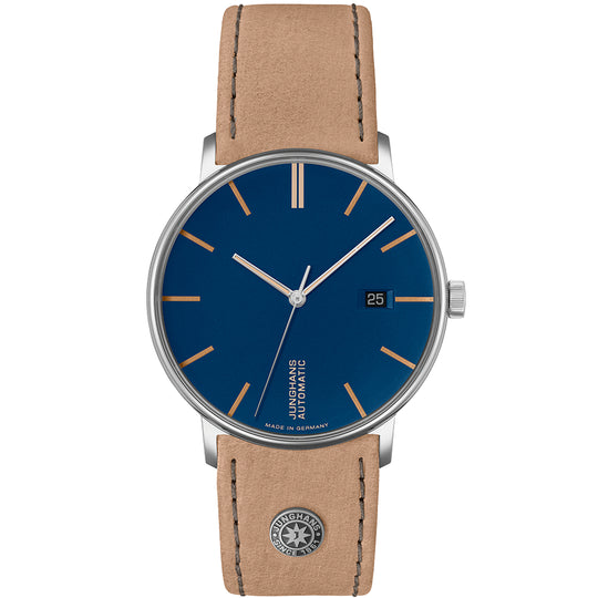 Junghans FORM A Men's Blue/Brown Watch 27/4239.00