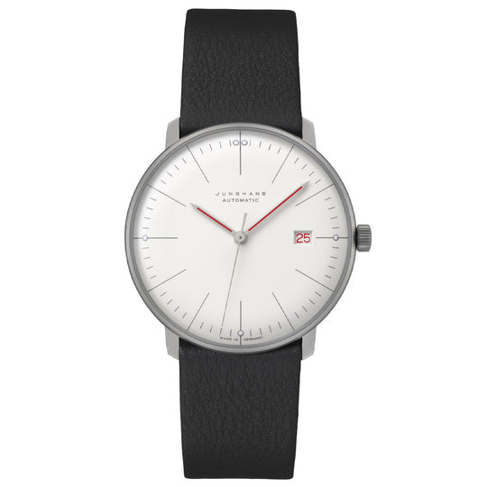 Junghans Max Bill Automatic Bauhaus Men's Black White Watch 27/4009.02