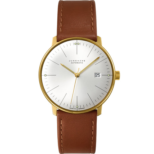 Junghans Max Bill Automatic Men's White/Gold Watch 27/7002.02