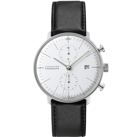 Junghans Max Bill Chronoscope Men's White/Black Watch 27/4600.02
