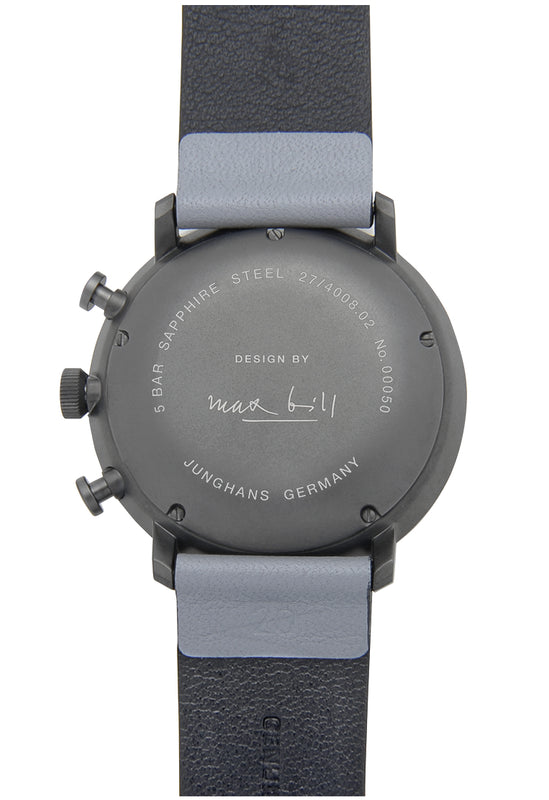 Automatic Watch - Junghans Max Bill Chronoscope Men's Grey Watch 27/4008.02