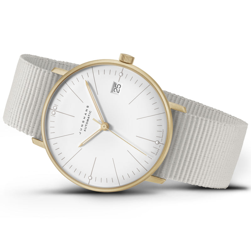 Automatic Watch - Junghans Max Bill Kleine Men's White Watch 27/7006.02