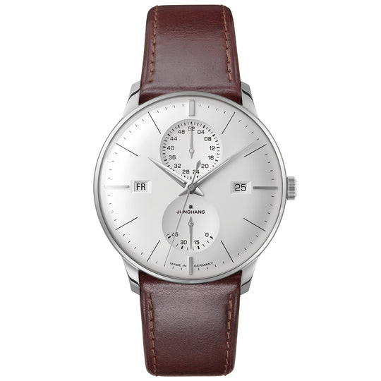 Junghans Meister Agenda Men's White/Brown Watch 27/4364.03