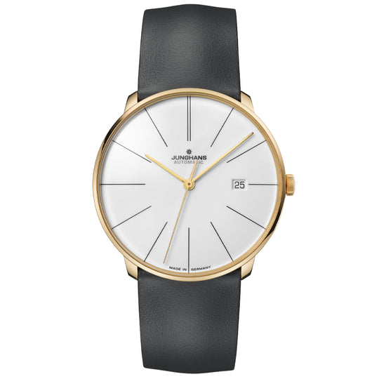 Junghans Meister Fein Automatic Men's White/Gold Watch 27/7150.00