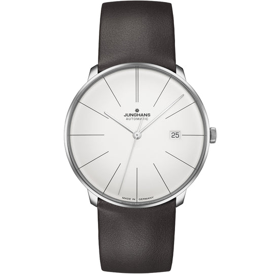 Junghans Meister Fein Automatic Men's White/Brown Watch 27/4152.00
