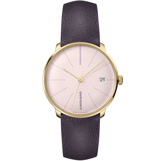 Junghans Meister Fein Kleine Ladies Pink/Purple Watch 27/7232.00