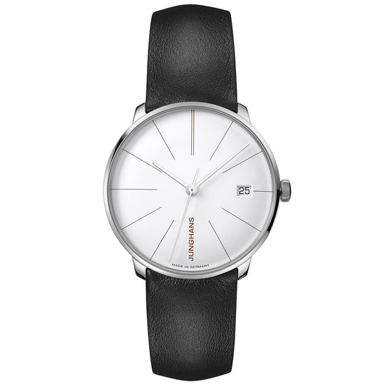 Junghans Meister Fein Kleine Men's White/Black Watch 27/4230.00