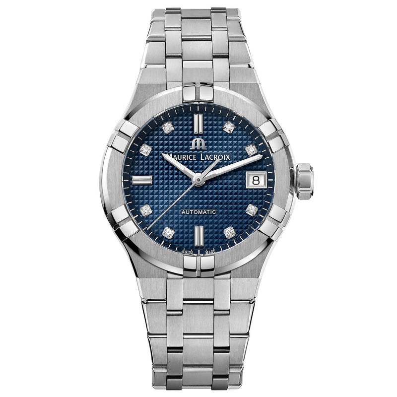 Automatic Watch - Maurice Lacroix Ladies Blue Aikon Automatic Watch AI6006-SS002-450-1