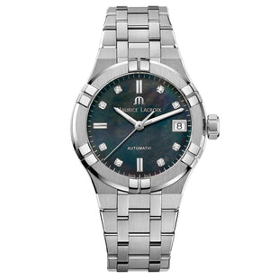 Automatic Watch - Maurice Lacroix Ladies Green Aikon Automatic Watch AI6006-SS002-370-1