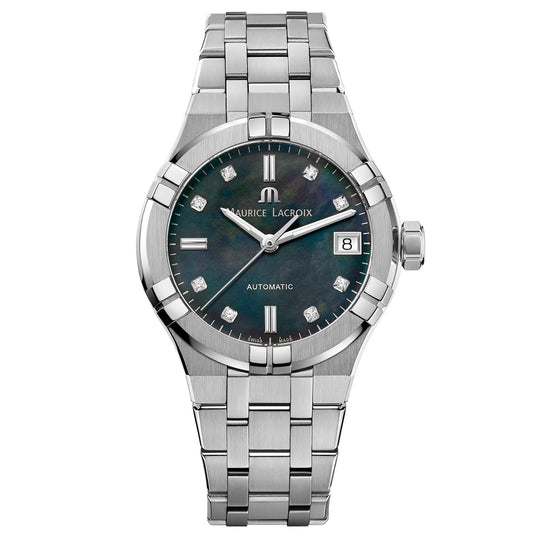 Maurice Lacroix Ladies Green Aikon Automatic Watch AI6006-SS002-370-1