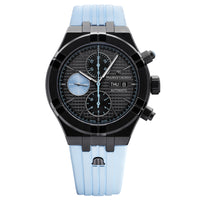 Automatic Watch - Maurice Lacroix Men's Black Aikon Chronograph  Watch AI6038-DLB01-330-4