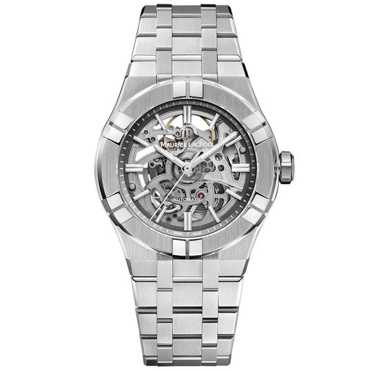 Maurice Lacroix Men's Skeleton Aikon Automatic Watch AI6007-SS002-030-1